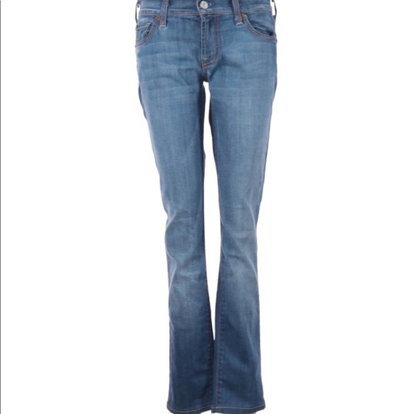 7 for All Mankind Roxanne Blue Bootcut Jeans - Picture 3 of 8